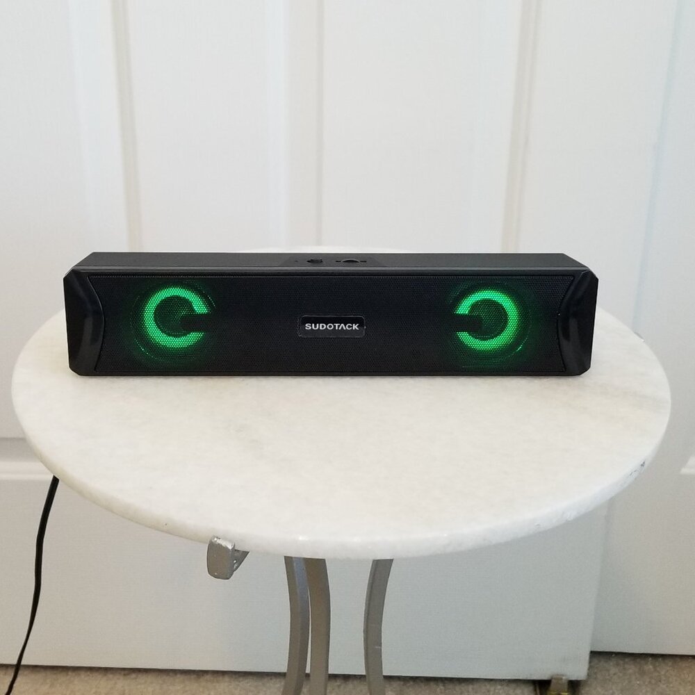 Sudotack Computer Speakers, Mini Sound Bar, USB Powered Stereo Speakers